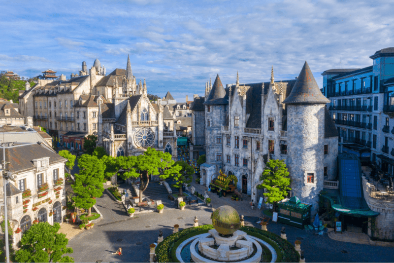 French Village is like a miniature painting of France with many classic Gothic buildings.